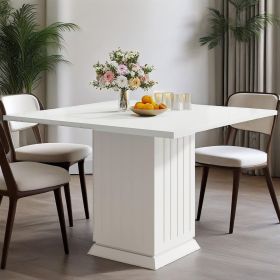 Dining Table (Color: White)